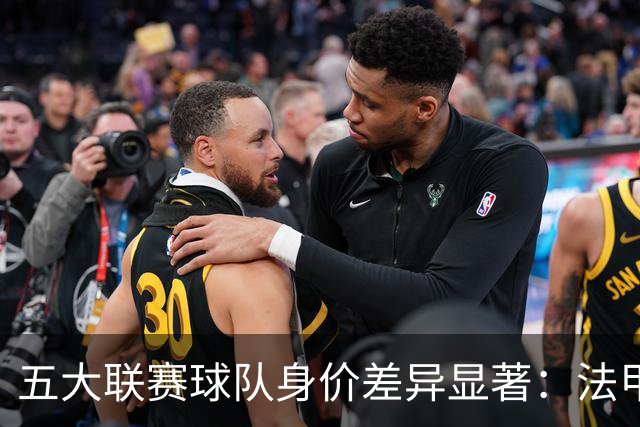 五大联赛球队身价差异显著：法甲差距最大，英超最小